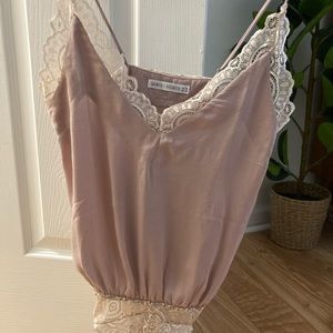 Blush bodysuit tank